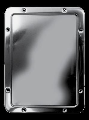 5 One-piece security mirror ANTI-LIGATURE