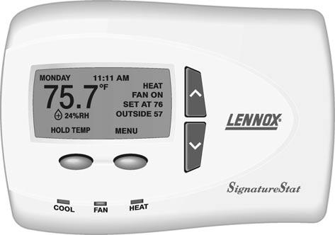 Lennox SignatureStat To produce drier air, the CBX32MV will slow down the speed of the air crossing the indoor coil.