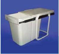 CONCEALED WASTE BINS 525mm 350mm 475mm464m WHITE 44 Ltr KRB14 TOP OR BOTTOM MOUNTING 1 X 44Ltr BUCKET BIN LINERS AVAILABLE IN PACKS OF 25, CODE: PB23 ALSO AVAILABLE IN DOOR MOUNTED