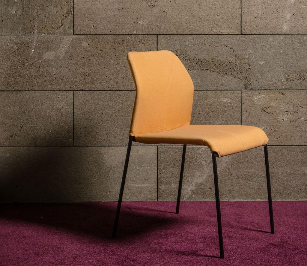 Introduction 9 10 The chair s vibrant colours, upholstery stitch detail and geometric angles reference the ceiling aesthetic elements that marry with function to culminate in a gloriously refined