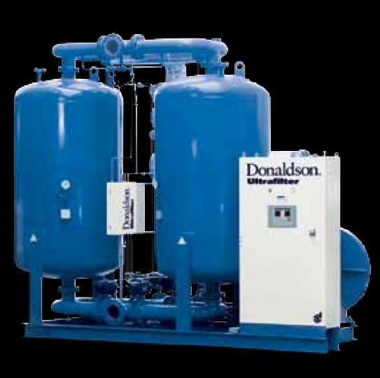 place with the heated blower air stream. The cooling of the desiccant is conducted with partial flow of the already dried compressed air.