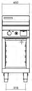 Dimensions Dimensions for Cabinet Base Models GP513 - CB R = Rating