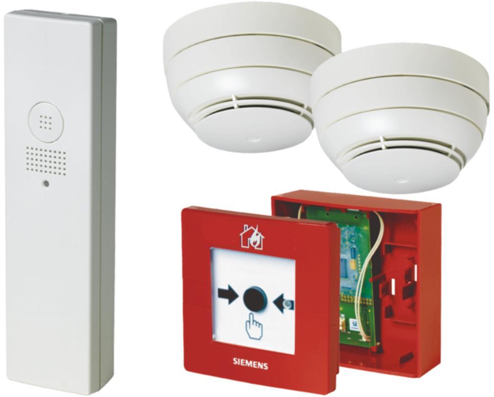FDCW221 / DOW1171 / SMF121 SMF6120 (repair/replacement) Radio fire detection system Addressed (FDnet) Sinteso Full integration into FS20, SIGMASYS, and AlgoRex fire detection systems Simultaneous