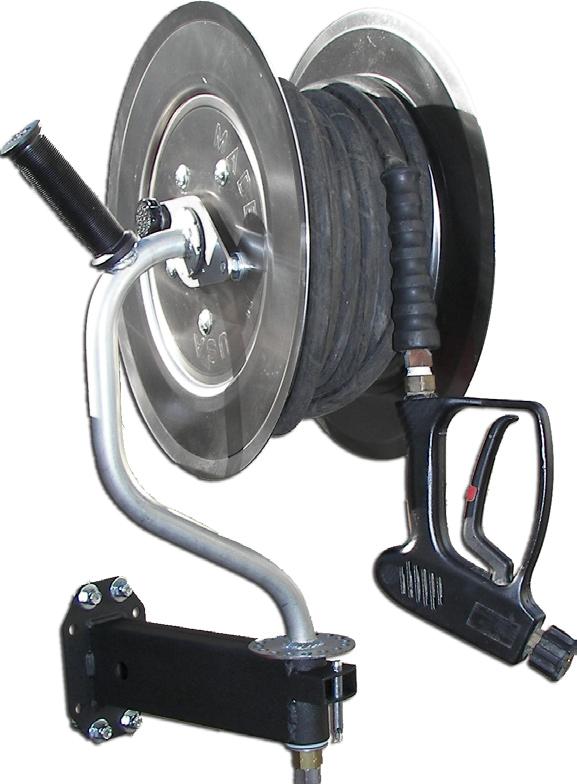 The reel has a friction brake for adjusting the drag depending on your job.