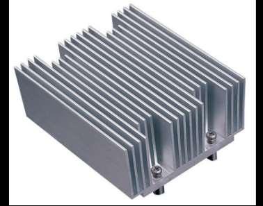 2.5 Heat Sink: The heat sink used in this refrigerator is of dimension 7.5cm x 8cm x 4.5cm (L x B x H). The main purpose of heat sink is to expel heat from a generating source i.e. Peltier device.