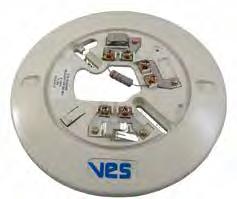 VF2040 Photoelectric Smoke Detector w/heat, or VF2020 & VF2021 Fixed Temperature/Rate-of-Rise Heat Detector.