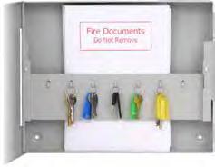 VF071X-X0 Fire Document Enclosure Standard Features Matches design & color scheme for standard Elite control panel ranges Easy to install Key Lockable Designed for versatility Choice of small or