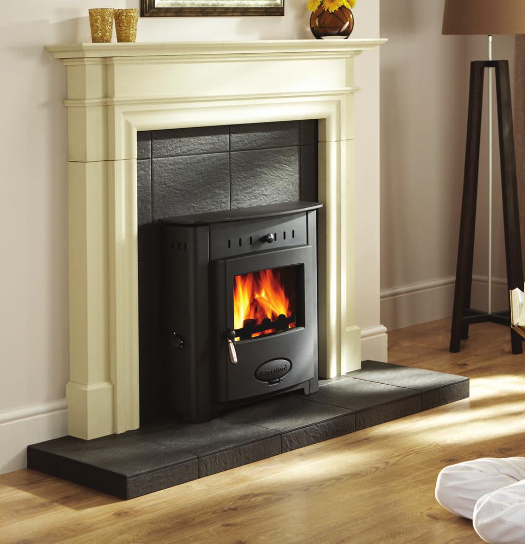 3 YEAR STOVE BODY Ecoboiler Inset The inset version of the Ecoboiler range provides a highly efficient boiler stove that fits perfectly into a standard British fireplace.