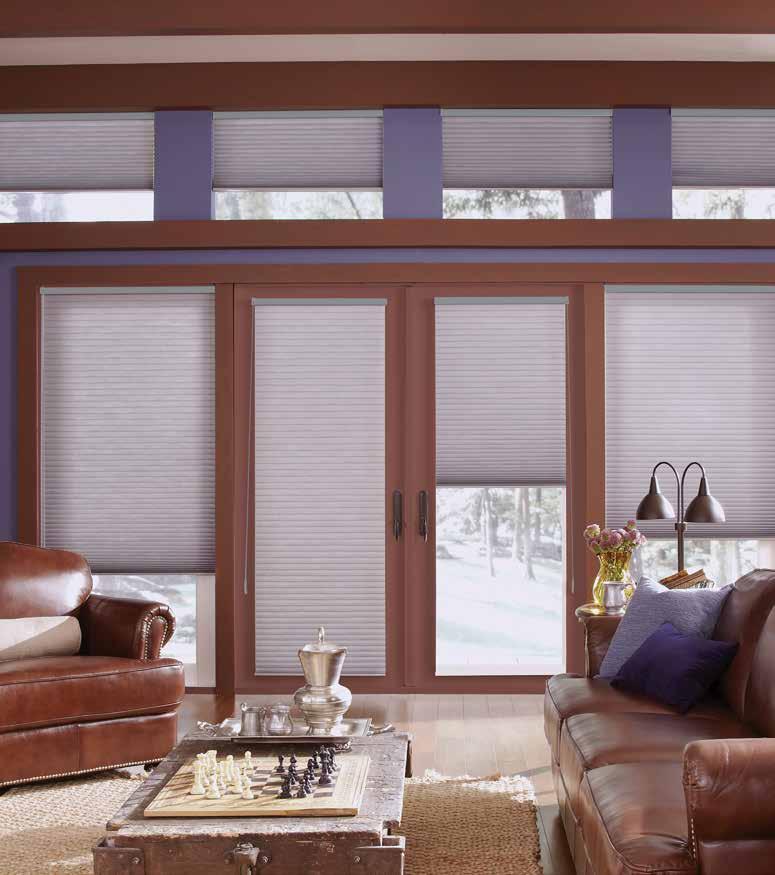 Tenera Sheer Shadings not only look good but they offer exceptional UV protection with up to 88% ultraviolet protection with the vanes open and 99% when closed.