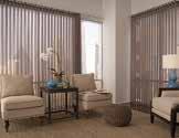 Vertical blinds have long been favored for being easy to clean, durable and functional. Now the selection of textures, colors and styles has never been better.