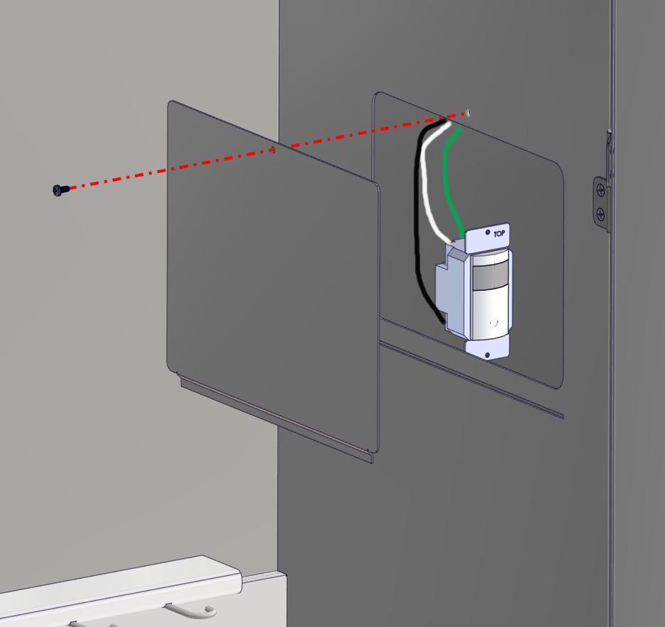 Set the bolts aside for later use. Fig. 5: Remove switch bolts 2.
