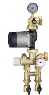 gauge 8 3 4 SYSTEM FLOW SYSTEM RETURN 2 1 5 Supply manifold equipped with flow meters and balancing valves. Return manifold equipped with shut-off valves.