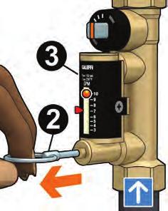Flow rate adjustment The flow rate is adjusted as follows: A.