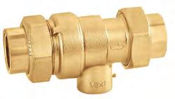 ASSE 1012 BACKFLOW PREVENTERS, TESTABLE RPZ TYPE, FOR PLUMBING AND HYDRONICS 574 Backflow Preventer Testable reduced pressure zone backflow preventer. DZR low lead brass body. Max.