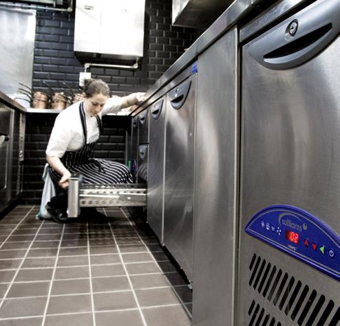 The removable cassette refrigeration system makes for easier servicing, minimising disruption in the kitchen.