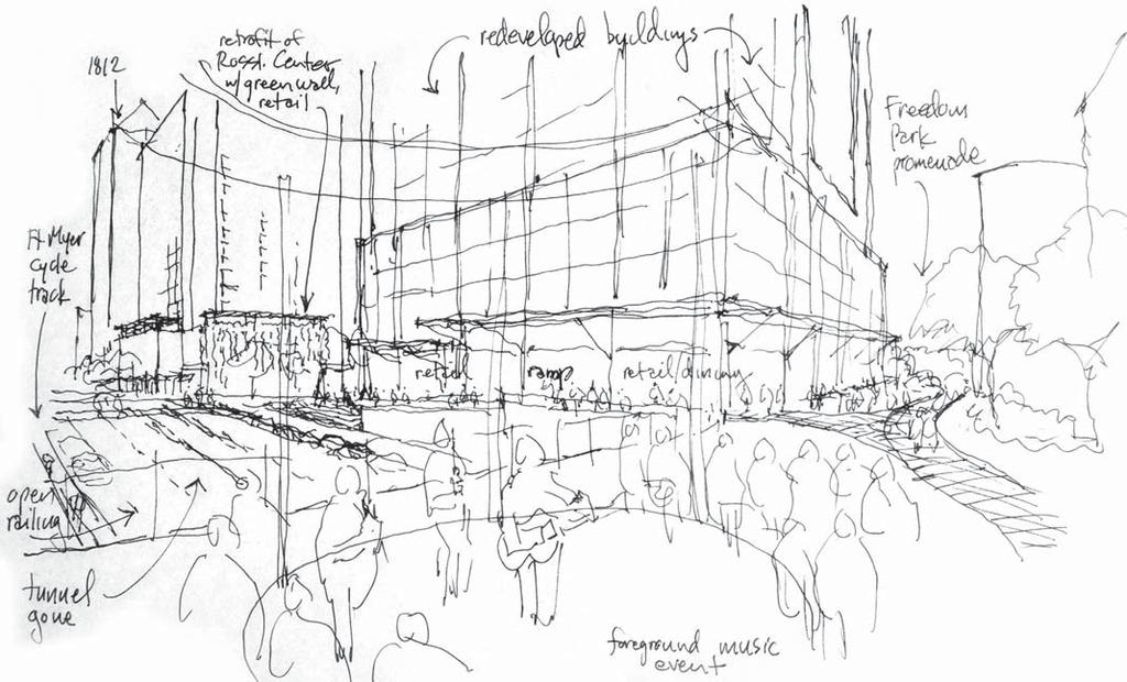 April 12, 2014 ROSSLYN PLAN FRAMEWORK Envisioning a revitalized Freedom Park better integrated into Rosslyn s fabric North Ft.