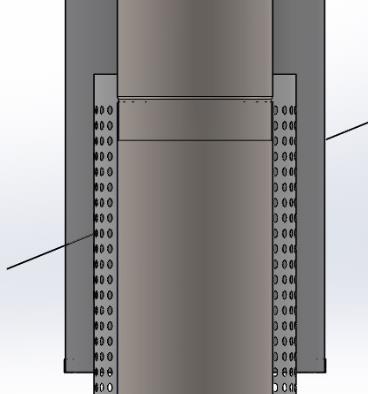 CUBE DOUBLE SIDED INSTALLATION INSTRUCTION RAKED CEILING INSTALLATION A Pop rivet or screw brackets to the outside of the outer casing 25 DETAIL A 25 Short tube fits into flue pipe.