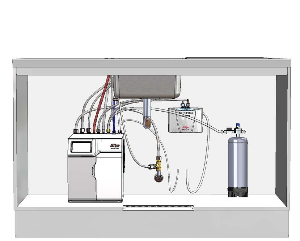 Installation instructions 5.5 All-in-One 'Vented' tap Refer to 803341UK Tap installation instructions supplied with the tap.
