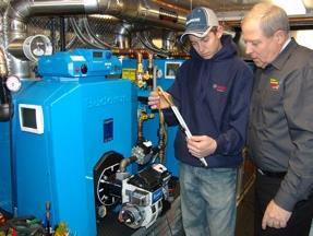 the proper tools required to work on and service natural gas heating appliances.