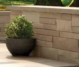 GARDEN WALLS Urban Hardscapes by Indiana Limestone Garden Wall can add depth to any space.