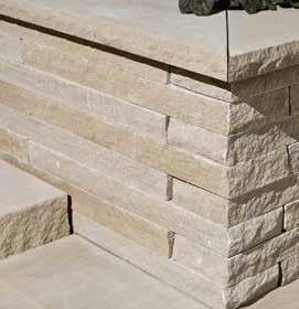Larger heights can be designed if multiple interlocking widths of product are used. If using caps on a single depth wall, it is recommended to use mortar to set the cap for stability.