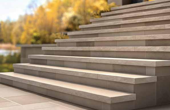 TREADS Urban Hardscapes by Indiana Limestone Treads are a mainstay for stone step treads across North America.