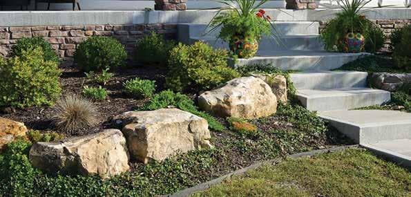 as designed elements. Indiana Limestone boulders are natural stone from our quarries, and vary as a natural material.