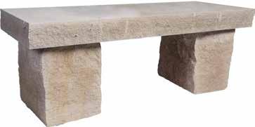 BENCHES Our Urban Hardscapes by Indiana Limestone Benches add an additional appealing component to any landscaping project.