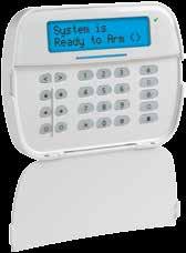 programmable labels Menu programming Modern, slim-line landscape keypad White backlit keys Blue LCD display HS2TCHP 7 inch Hardwired TouchScreen Keypad with Prox Support Responsive, high-resolution 7