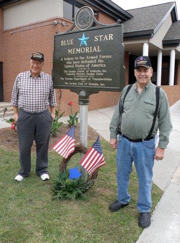On Veteran s Day, November 11, 2017, another Blue Star Memorial Marker was dedicated at the Georgia Visitor Information Center in Lake Park, just north of