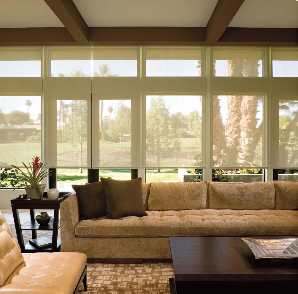 Solar Shading Systems collaborates with architects and interior designers to design, engineer, manufacture, program and install sophisticated power driven window treatments using the Just Power