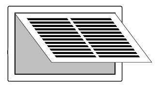 Grilles Adjustable grilles should be used to balance the flow rates into and out of various rooms. The grilles should not be adjusted after balancing the unit.