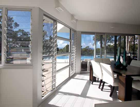 It s so easy with Paragon louvre windows You have the option of choosing from glass, western red cedar or extruded aluminium blades which are encased in a