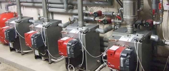 HOW IT WORKS HEATING SOLUTIONS For larger heat demands, all Firebird high efficiency condensing boilers can easily be multi cascaded (modulation) through the Low Loss Header Management