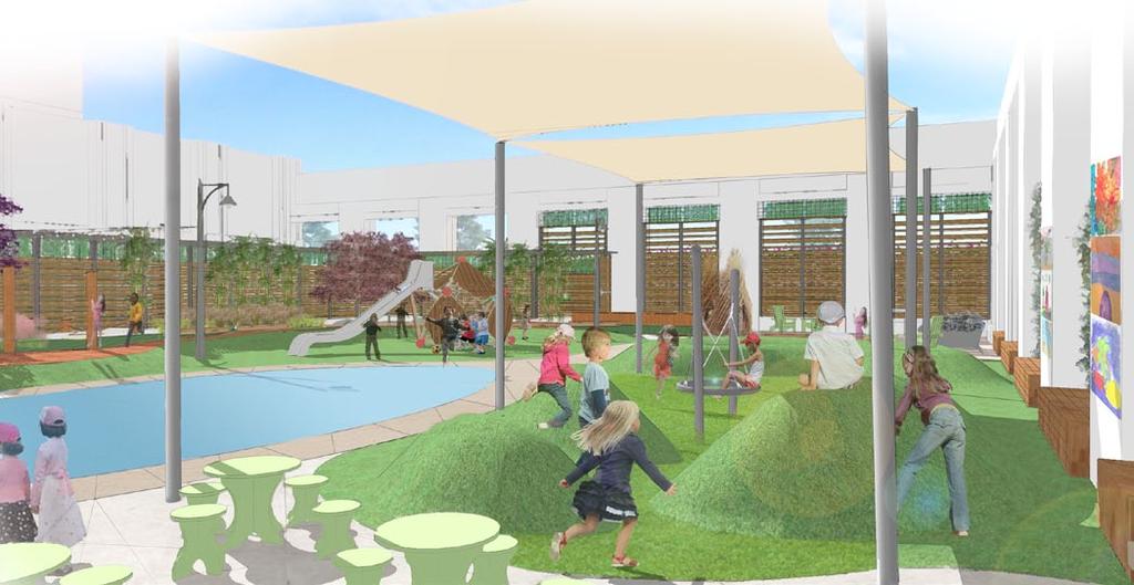 SALESFORCE CHILDCARE PLAY AREAS SAN FRANCISCO, CA Designed to create an engaging environment for learning and