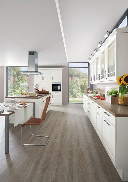 demand. Clear, simple shapes, soft lines and natural décors and colours are characteristic of the modern cottage style.