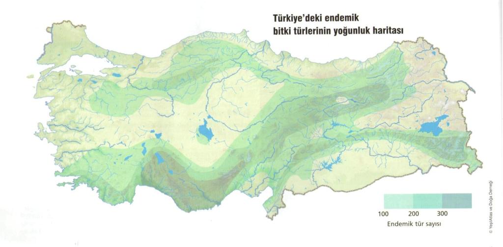 1.1) Potential of protected areas of Turkey Figure.