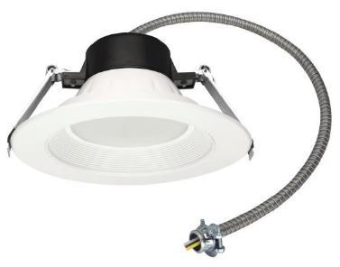 COMMERCIAL DOWNLIGHT: *Available now Model Size Wattage Lumens RCF613xxW 6 13 1000 RCF618xxW 6 18 1500 RCF813xxW 8 13 1000 RCF818xxW 8 18 1500
