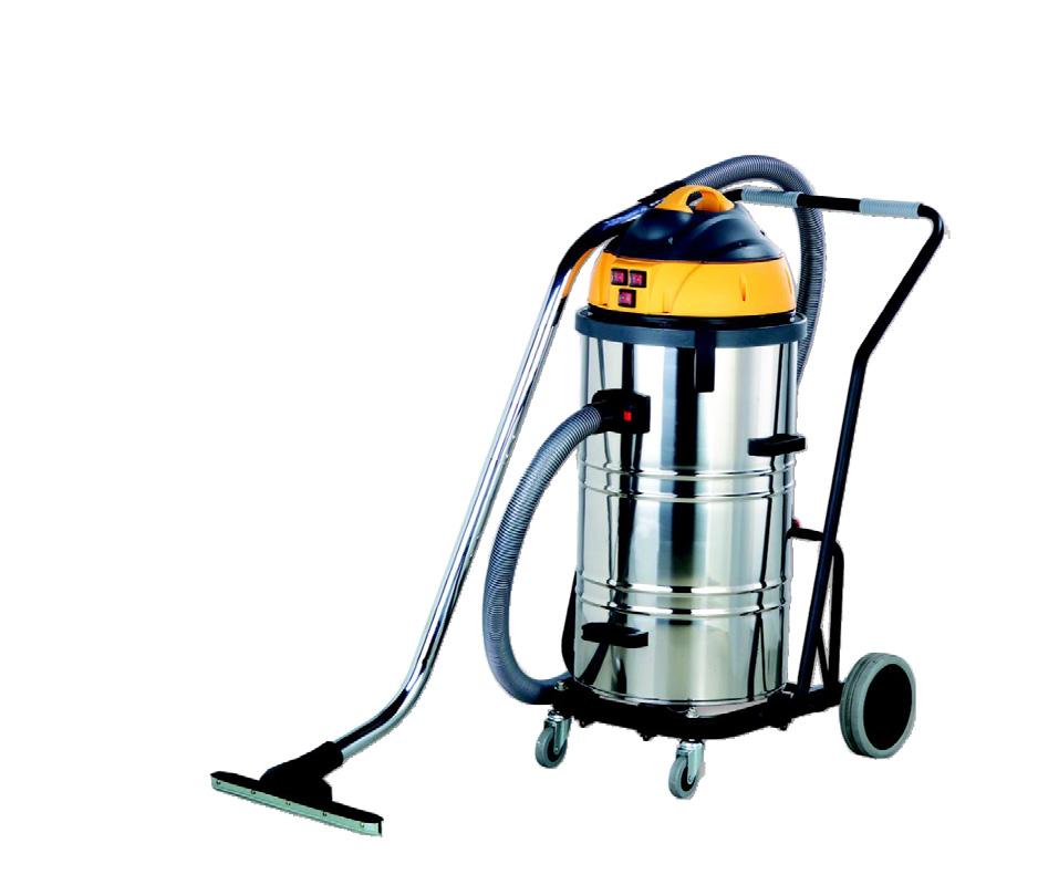 Vacuum Cleaners 77L Wet and Dry Vacuum Cleaner & Water Squeegee (3000W) Strong and durable stainless steel tank. Powerful lower-noise motor, with specially strong suction. Tilted water device.