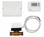 77 Single zone control pack Boxed zoned control pack comprising of programmable thermostat, 2 port