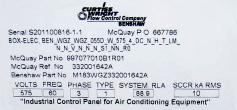 Control Box Control Box Layout Diagrams & Data Nameplate Control Box Layout Diagrams TGZ 040-0B TGZ 0-90B