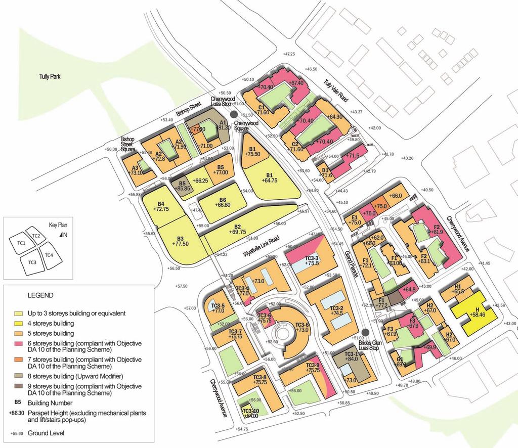 3.3 Building Height, Scale and Massing The UFDF is required to identify the height, scale, massing and building typologies within the Town Centre, as defined in Section 6.
