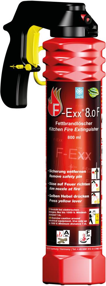 Page 1 von 9 F-Exx Fat fire extinguisher For fire ratings : A F F-Exx 1.5 F 0.15 Liters F-Exx 3.