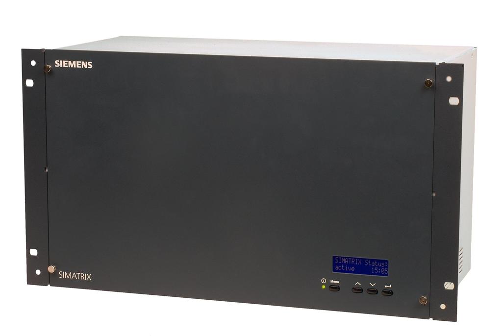 SIMATRIX NEO Modular Video Matrix SIMNEO-168 Modular Design Expandable up to 224 Video-Inputs, 32 Video-Outputs Up to 8 keyboards can be connected for control Multiple protocol driver for the direct