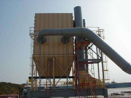 Baghouses When high collection efficiency on small particle sizes is required, the most widely used method is a baghouse.
