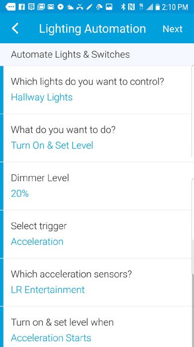 continue reading to see how to dim your lights when your TV turns on: 1. Open the SmartThings app, go to the Automation tab, and tap Add a SmartApp (fig. 1). 2.