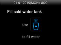 are touched, before you switch on the hot water tank.