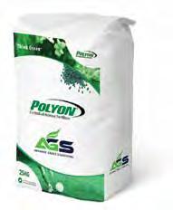 FINE TURF OUTFIELD Polyon POLYON controlled-release fertilisers, with their trademarked green colour, give turf professionals all the things they want from a fertility programme: consistent,
