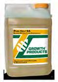 FINE TURF OUTFIELD Pure Kelp SA Maintains plant health and growth during times of stress Foliar application means it can be tank-mixed with liquid nutrition Usage Period SOIL HEALTH A seaweed extract