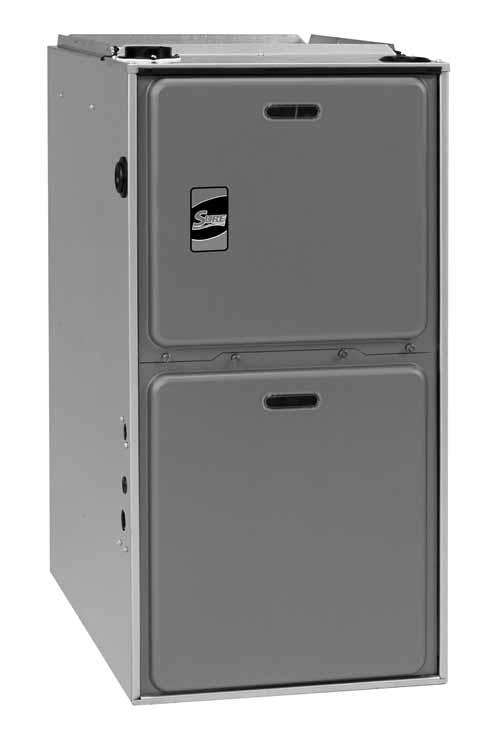 A slow-opening gas valve and a specially designed inducer system make it one of the quietest furnaces on the market today. Pre-paint galvanized steel cabinet.
